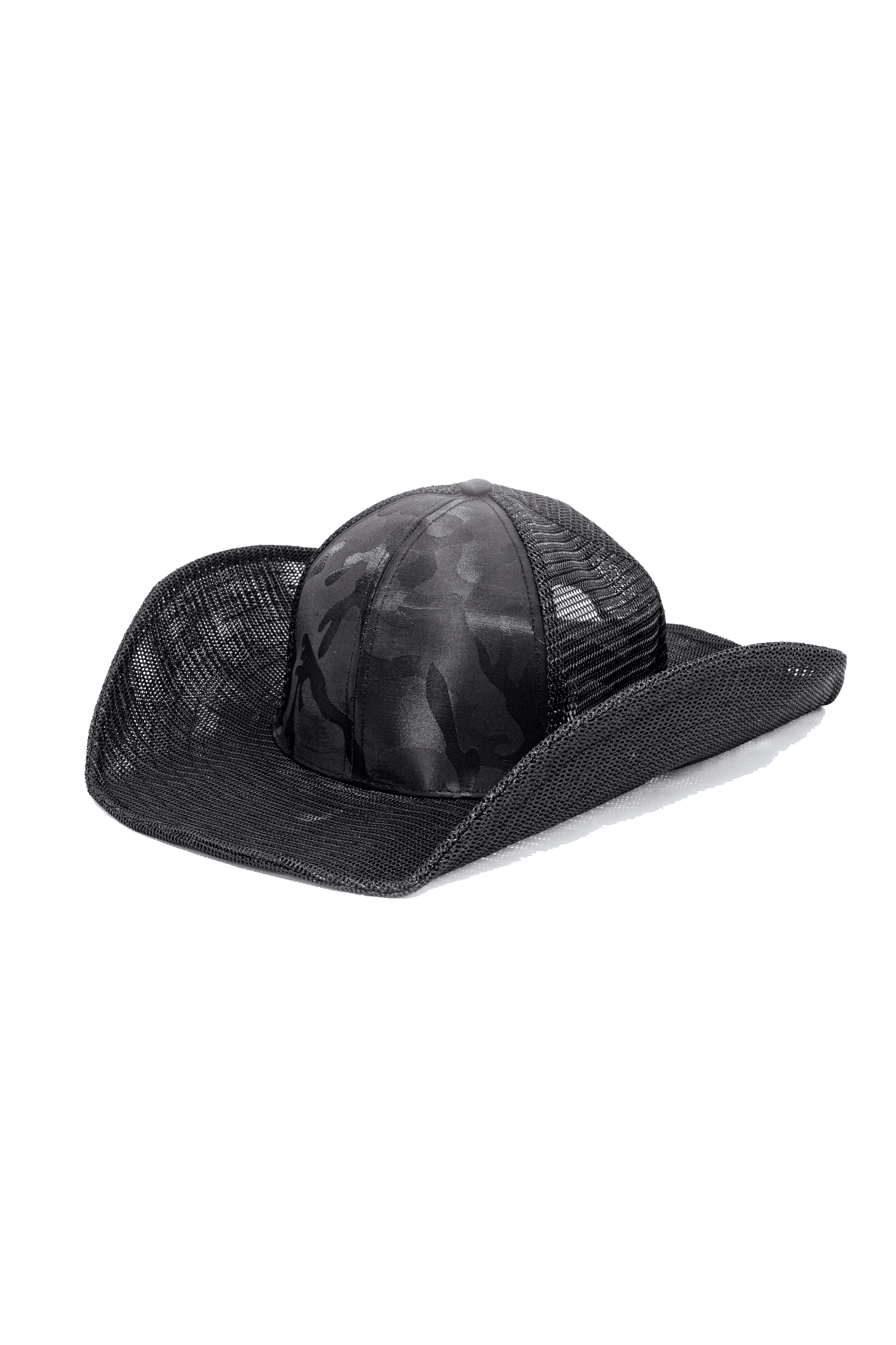 BLACK CAMO COWBOY SNAPBACK: 6 PANEL - BLANK – Cowboy Snapback