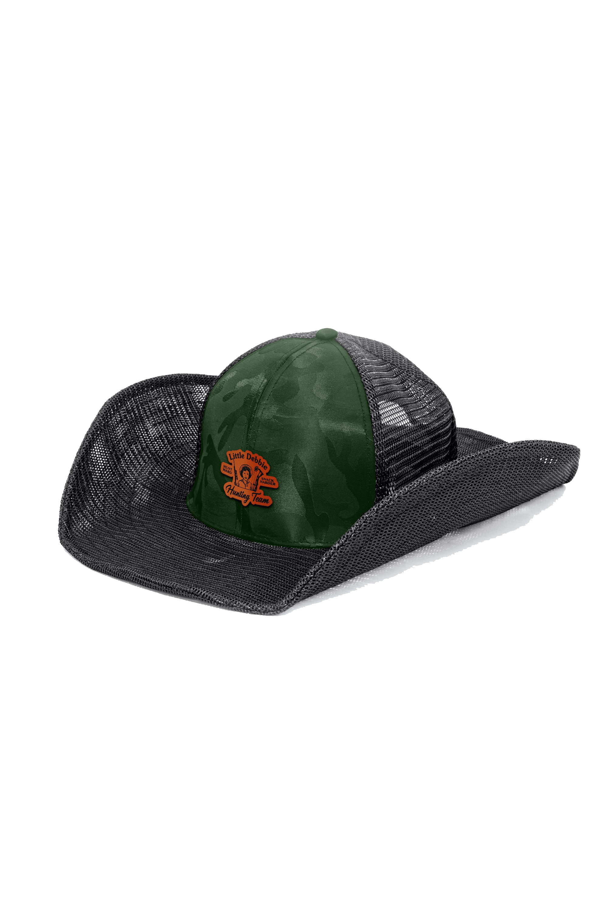 Debbie Hunting Team Cowboy SNAPBACK 6 Panel Medium USA Gray Mesh