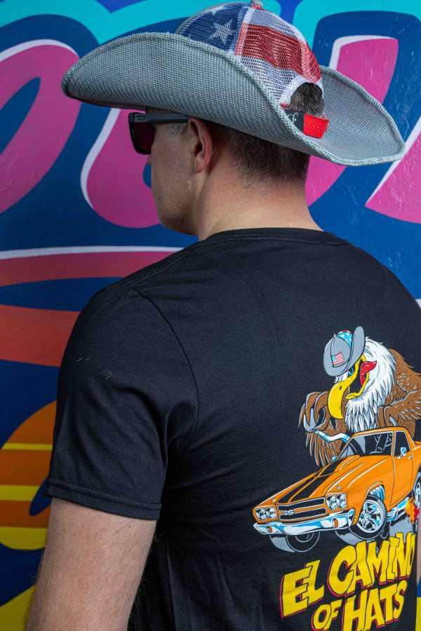 GRAY USA GRAY MESH - BLANK - Cowboy Snapback
