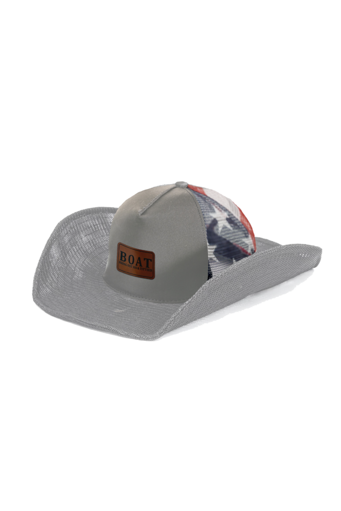 B.O.A.T. COWBOY SNAPBACK: 5 PANEL