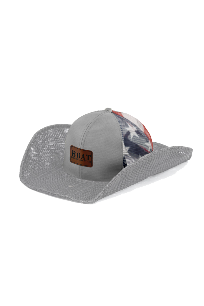 B.O.A.T. COWBOY SNAPBACK: 6 PANEL