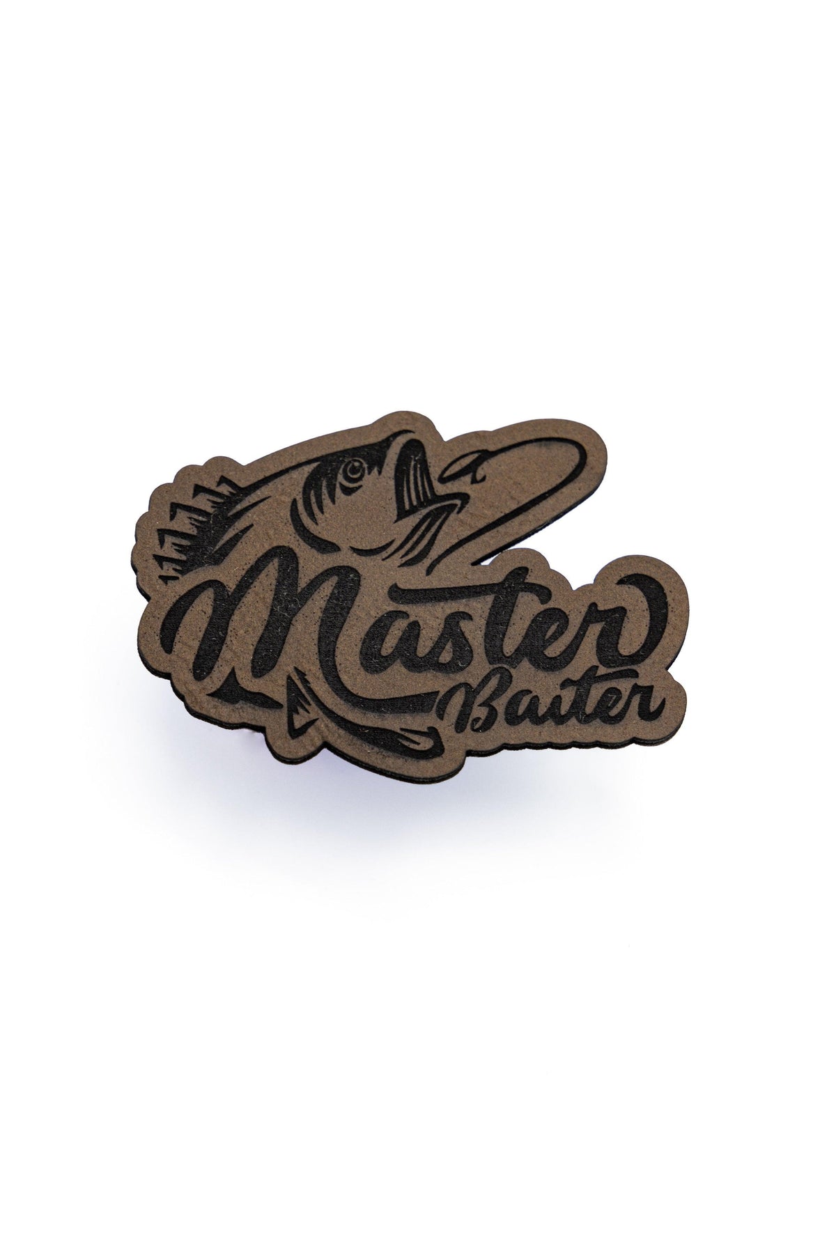 MASTER BAITER LEATHER PATCH - Cowboy Snapback