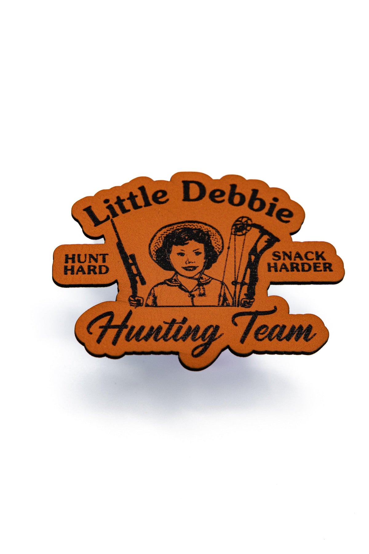 LITTLE DEBBIE HUNTING LEATHER PATCH - Cowboy Snapback