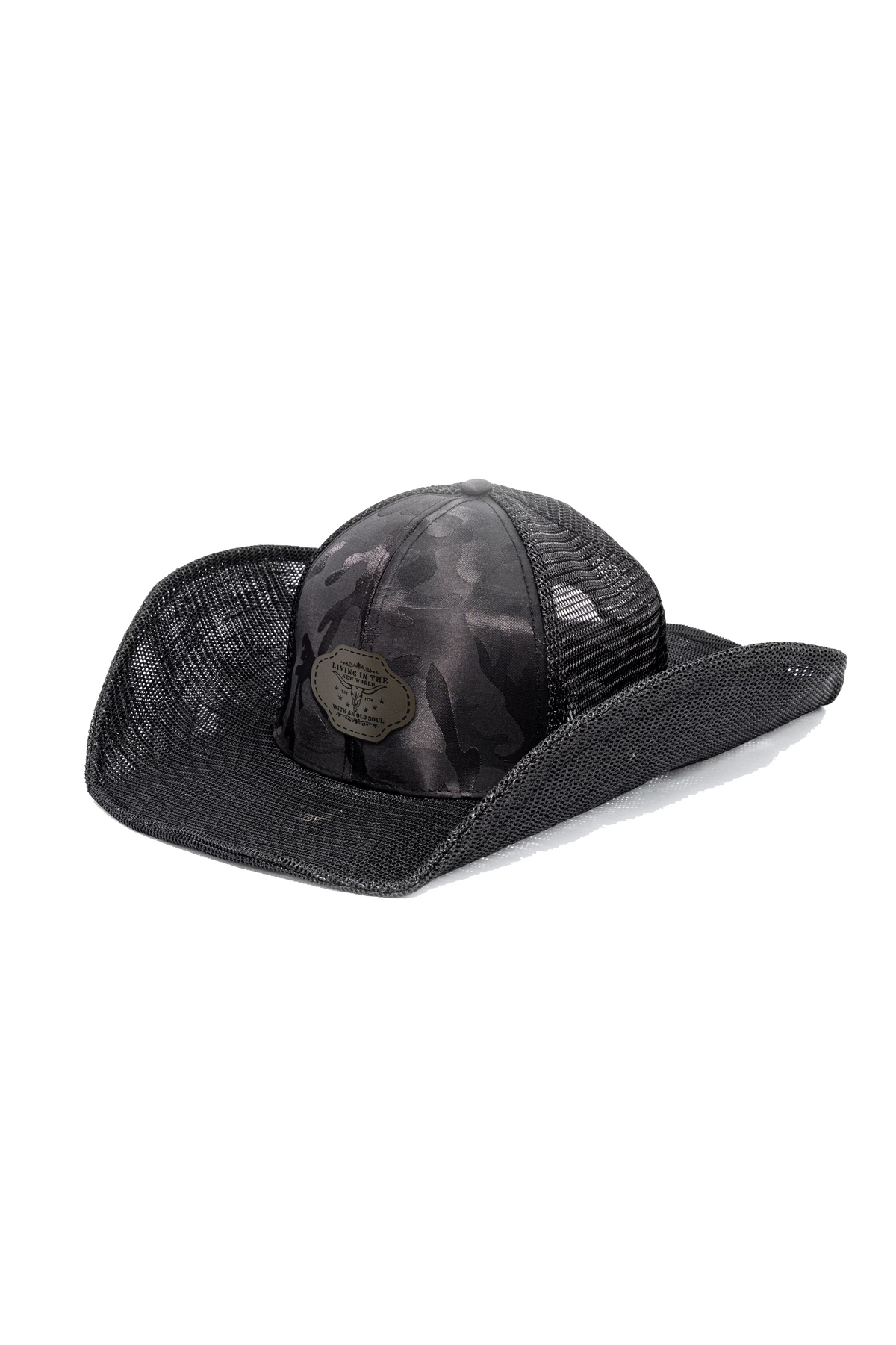 LIVING IN THE NEW WORLD COWBOY SNAPBACK: 6 PANEL