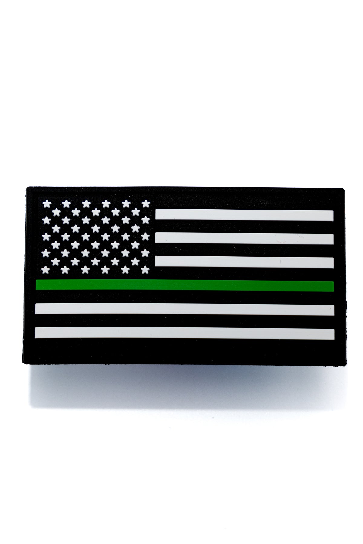 USA FLAG: THIN GREEN LINE COWBOY SNAPBACK: 6 PANEL