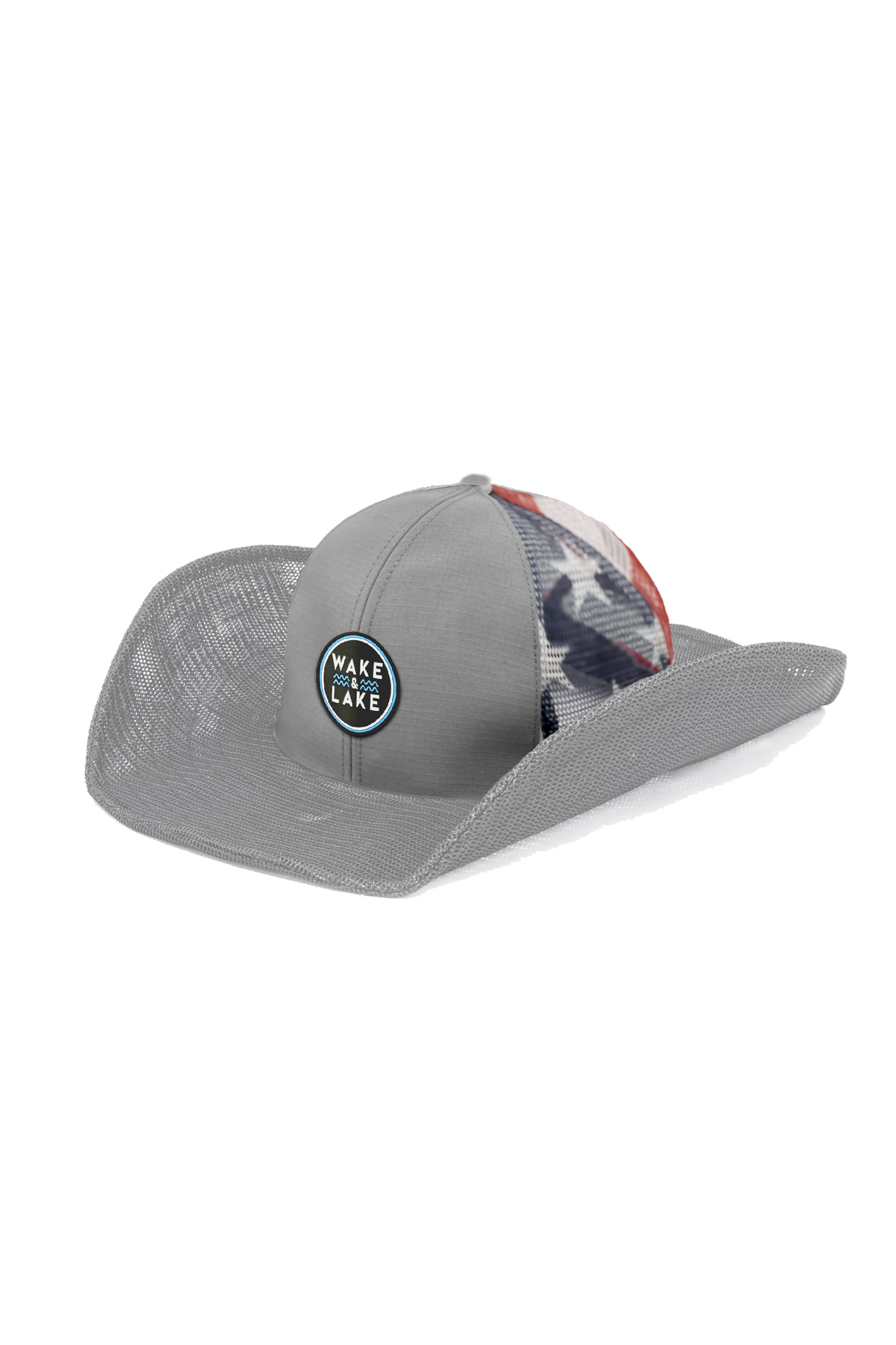 WAKE & LAKE COWBOY SNAPBACK: 6 PANEL
