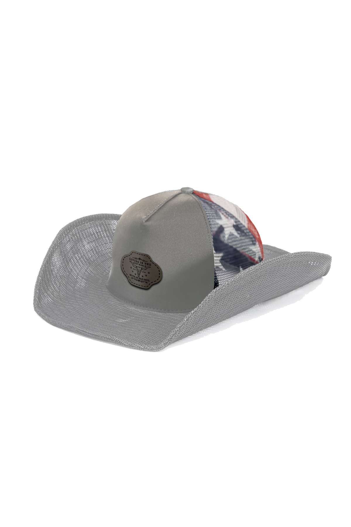 LIVING IN THE NEW WORLD COWBOY SNAPBACK: 5 PANEL