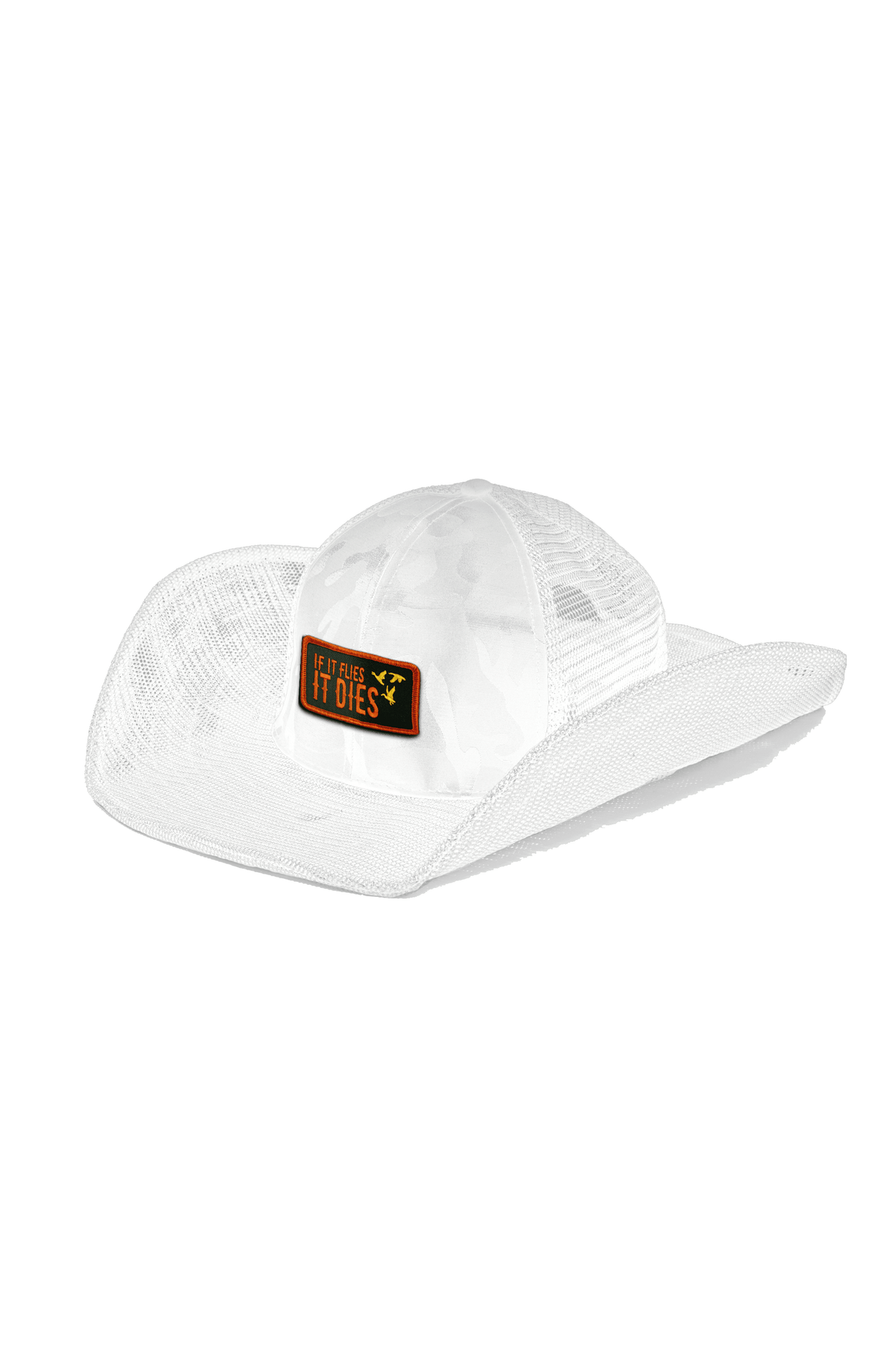 IF IT FLIES IT DIES EMBROIDERED PATCH - Cowboy Snapback