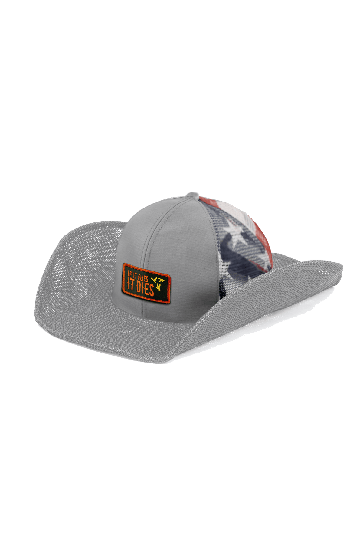 IF IT FLIES IT DIES EMBROIDERED PATCH - Cowboy Snapback