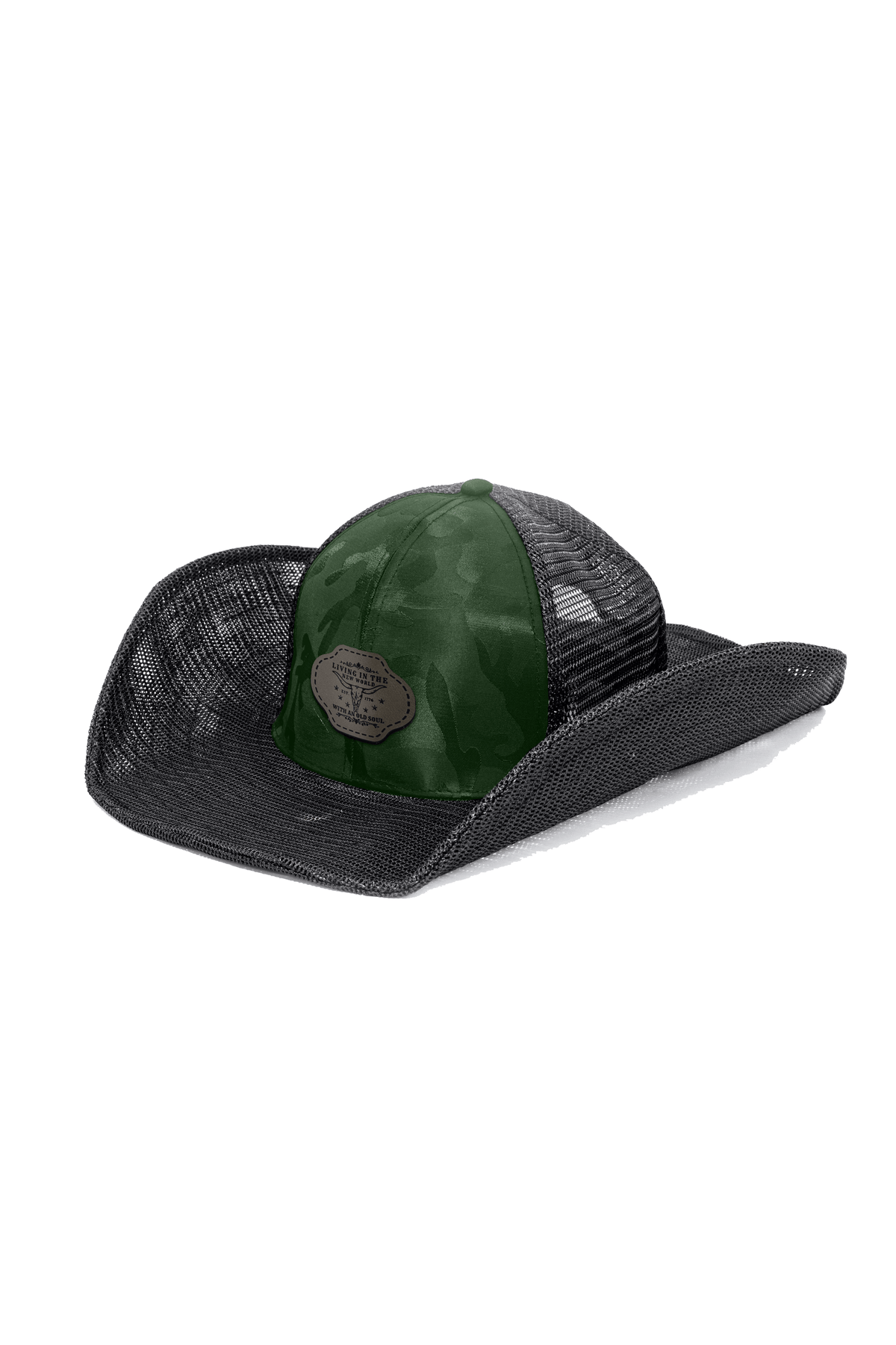 LIVING IN THE NEW WORLD COWBOY SNAPBACK: 6 PANEL