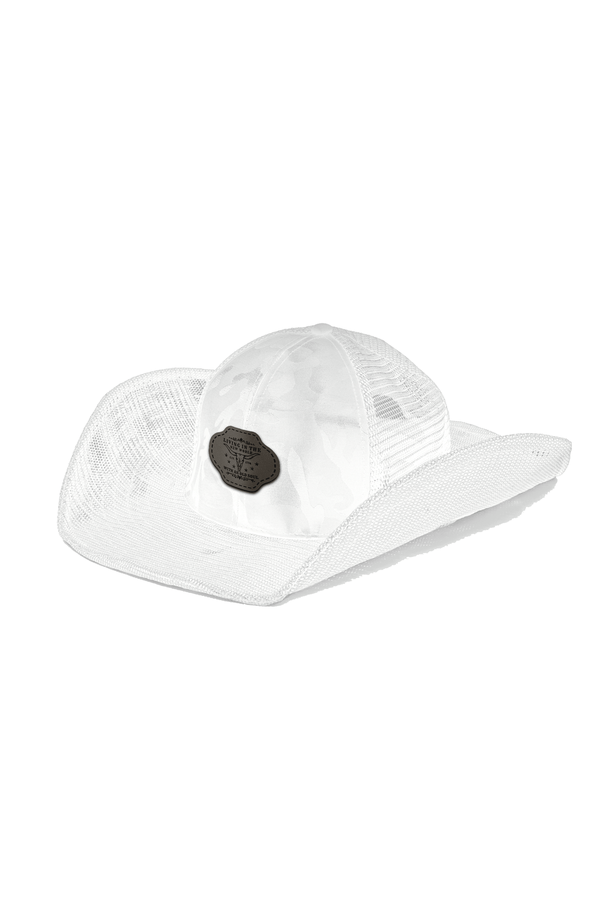 LIVING IN THE NEW WORLD COWBOY SNAPBACK: 6 PANEL