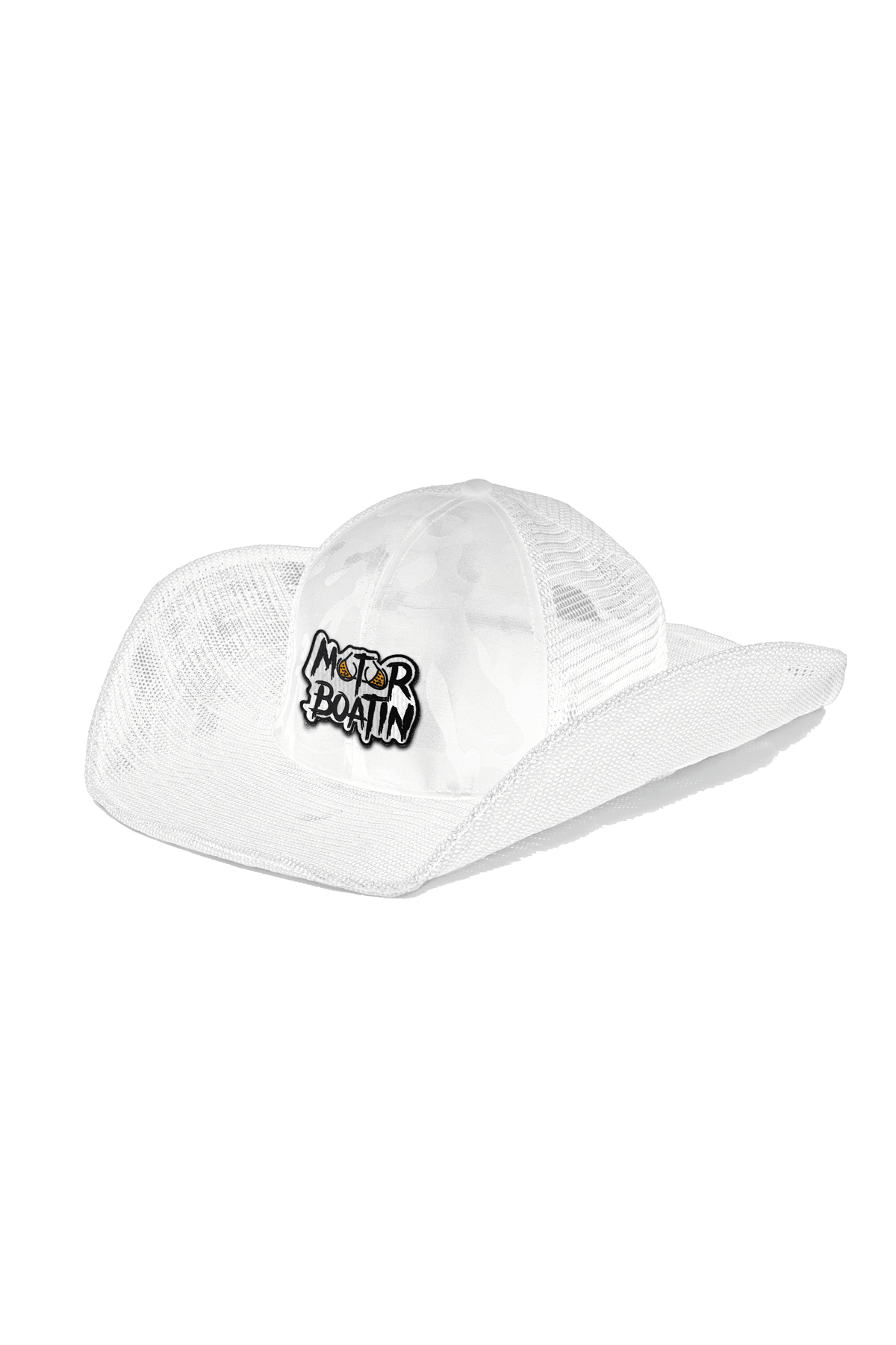 MOTOR BOATIN: ORANGE COWBOY SNAPBACK: 6 PANEL