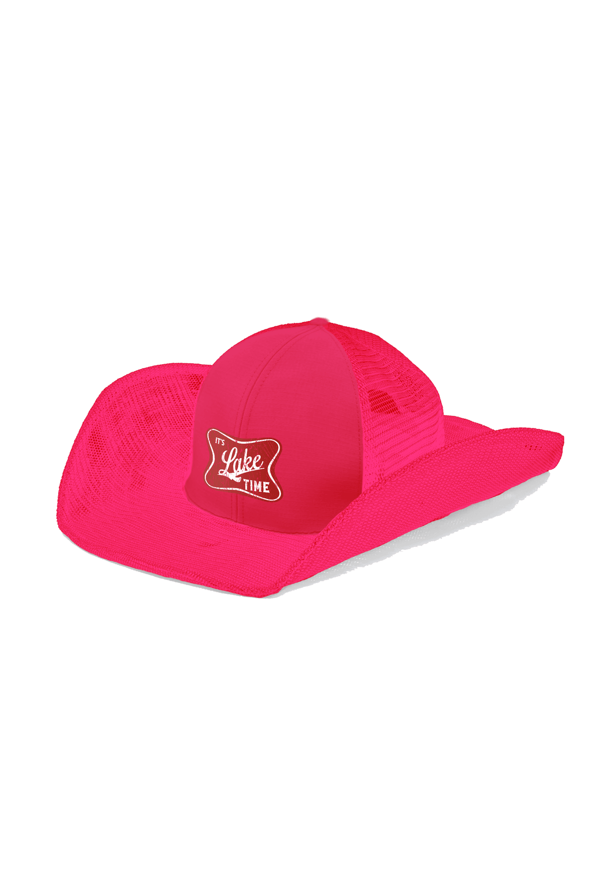 IT'S LAKE TIME COWBOY SNAPBACK: 6 PANEL