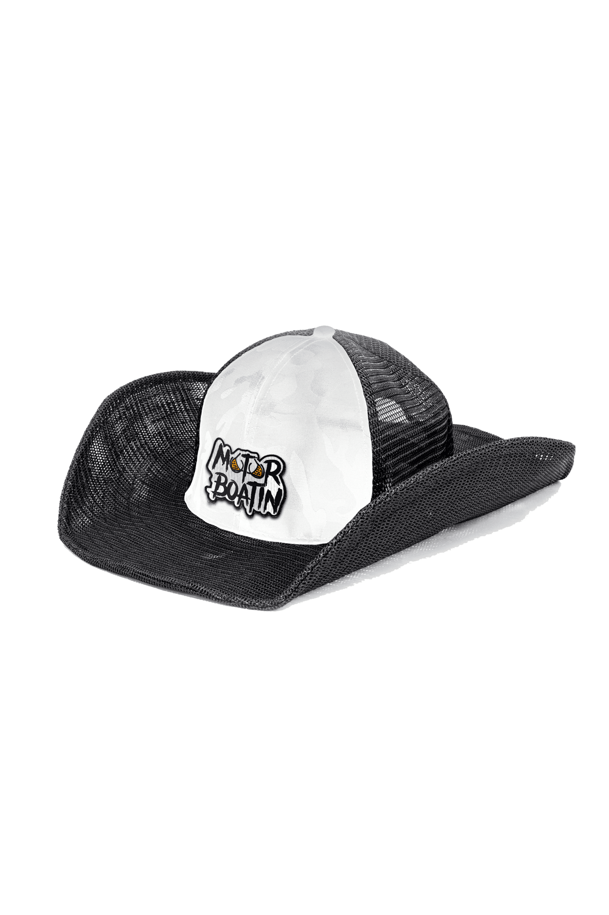 MOTOR BOATIN: ORANGE COWBOY SNAPBACK: 6 PANEL