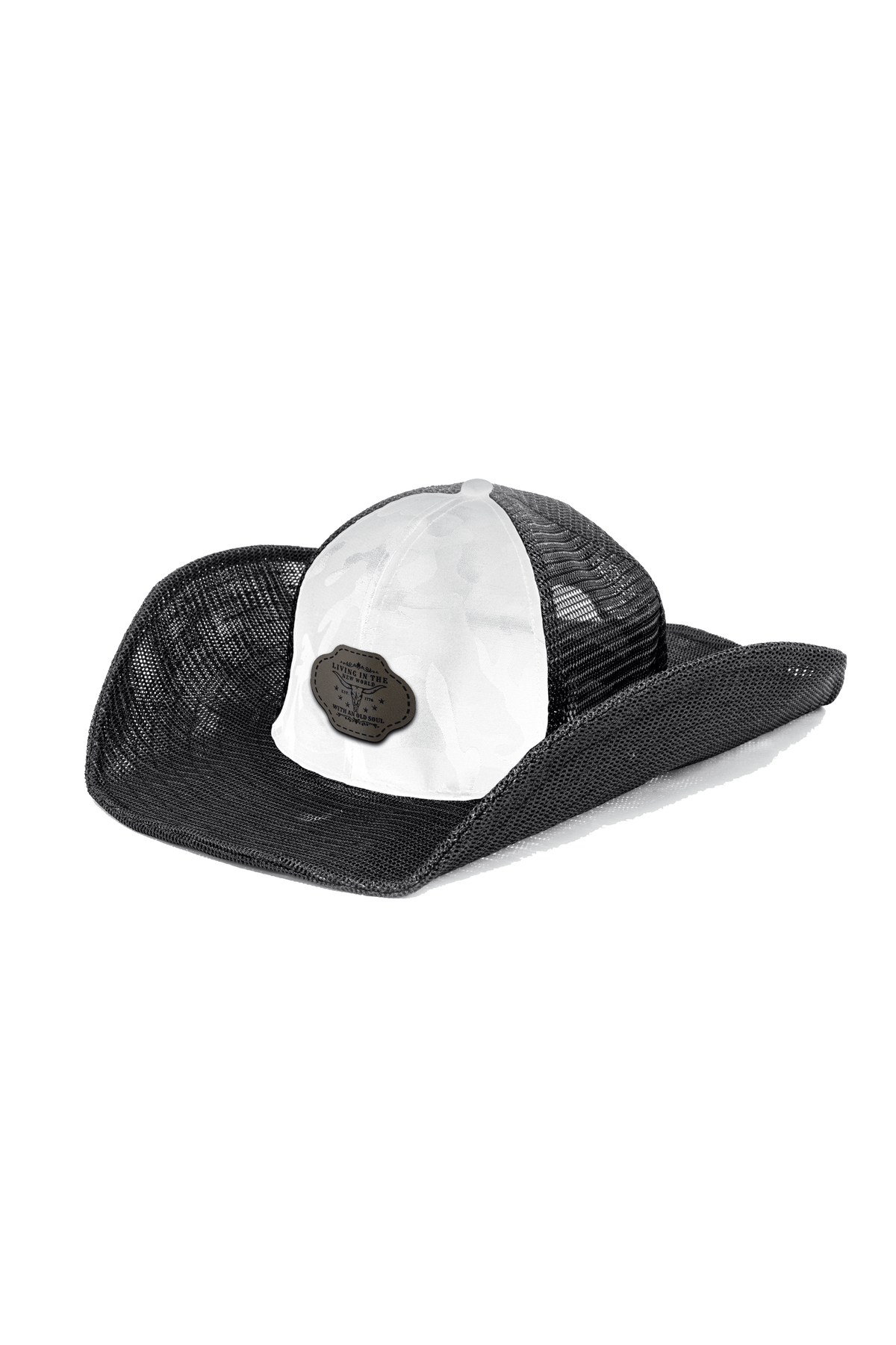LIVING IN THE NEW WORLD COWBOY SNAPBACK: 6 PANEL