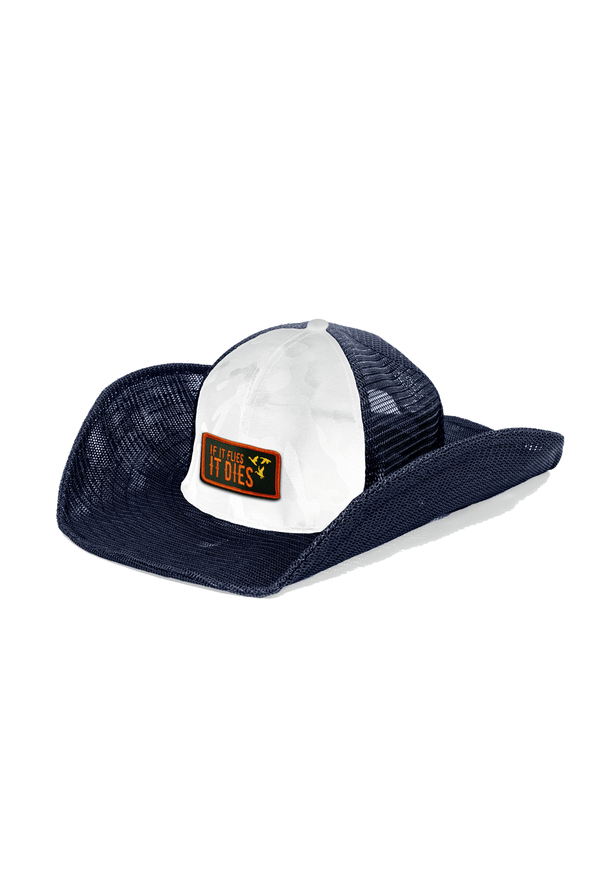 IF IT FLIES IT DIES EMBROIDERED PATCH - Cowboy Snapback