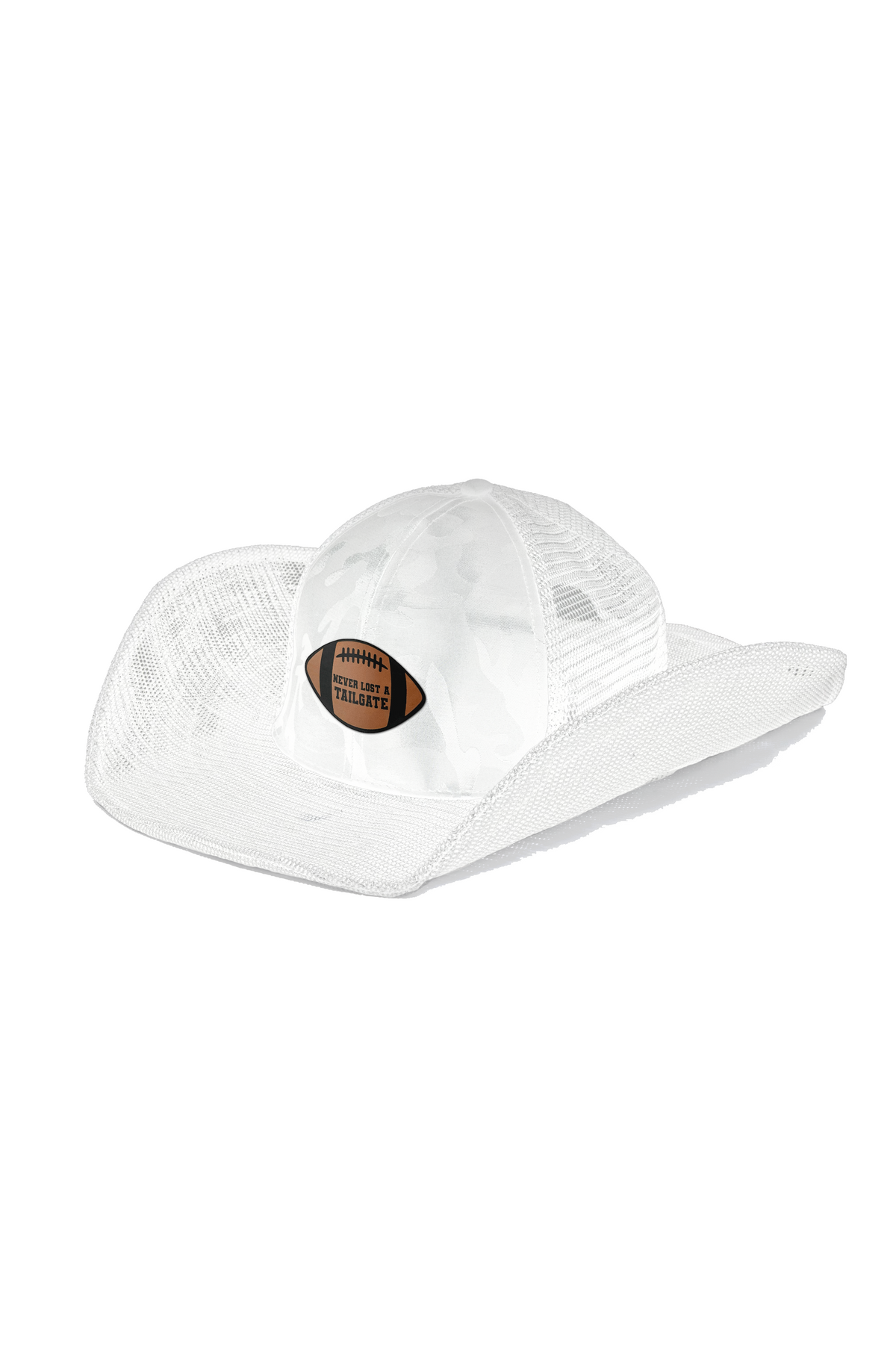NEVER LOST A TAILGATE COWBOY SNAPBACK: 6 PANEL